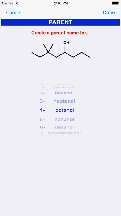 Learn Organic Chemistry Nomenclature 1 screenshot-4