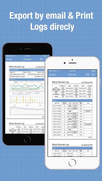 Glucose Wiz Pro - Blood Sugar Log and Pill Tracker screenshot-3