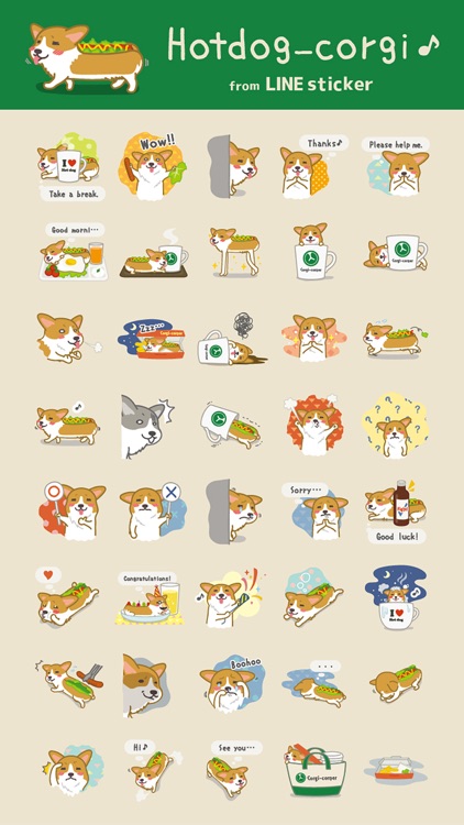 Hot dog-Corgi (English ver.)