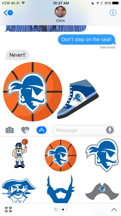 Seton Hall Stickers