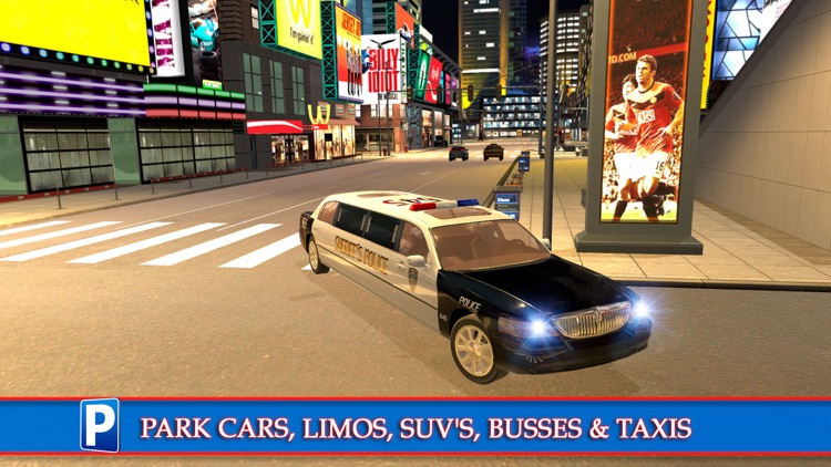 New York City Car Taxi and Bus Parking Simulator