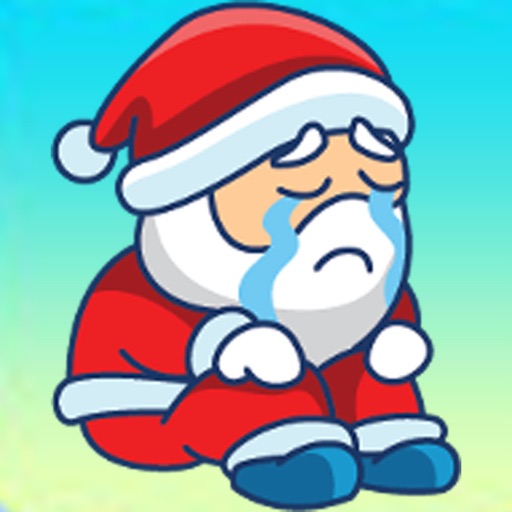 Sticker Santa Claus Cute icon