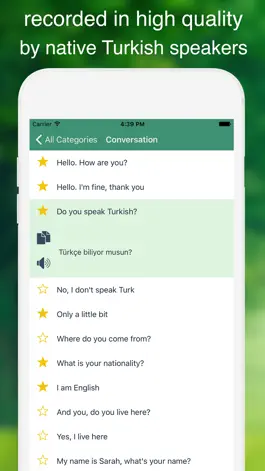 Game screenshot Speak Turkish - Learn Turkish Phrases & Words for Travel & Live in Turkish speaking countries - Turkish Phrasebook apk