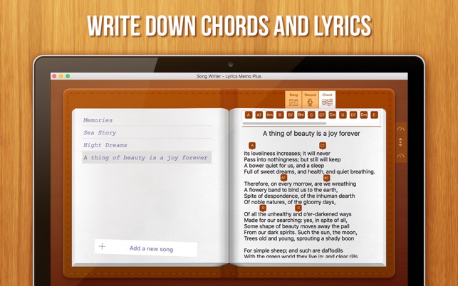 Song Writer - Lyrics Memo Pro