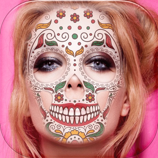 Día de Muertos Pintura de Cara