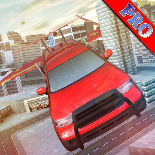 Futuristic flying Limo car games iOS App