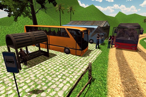 Offroad Tourist Bus Driving Transport Simulator screenshot 4