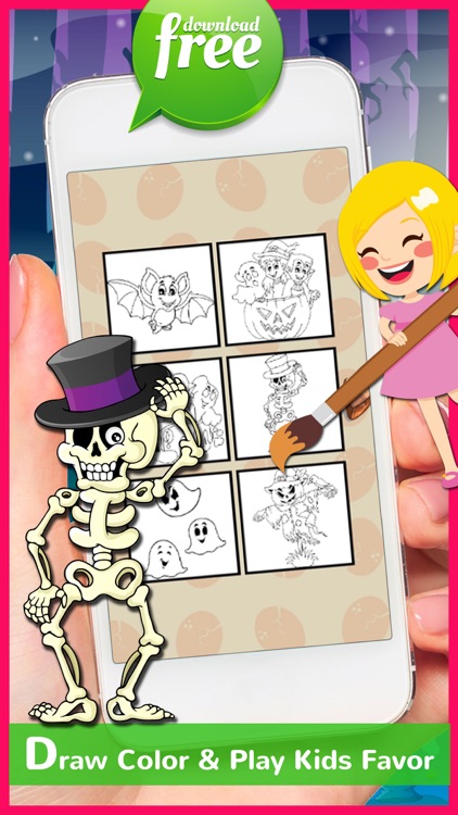 Halloween Coloring Book Free For Kids And Toddlers screenshot-3