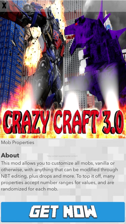 CRAZY CRAFT MODS EDITION for Minecraft PC Game