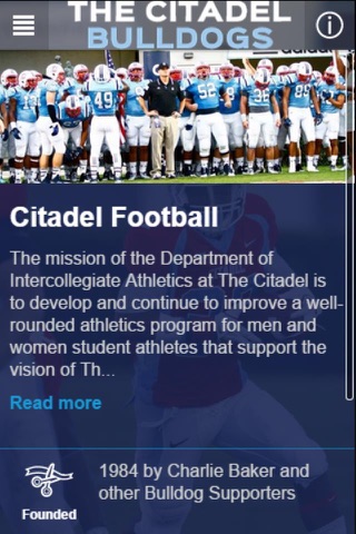 Citadel Football Association screenshot 2