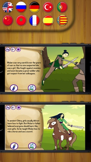 Mulan Classic tales - interactive book for kids.(圖1)-速報App