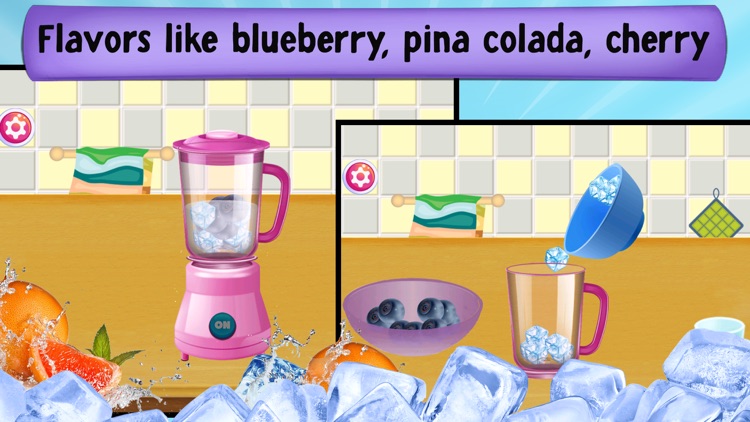 Icy Frozen Slushie Maker - Food Games!