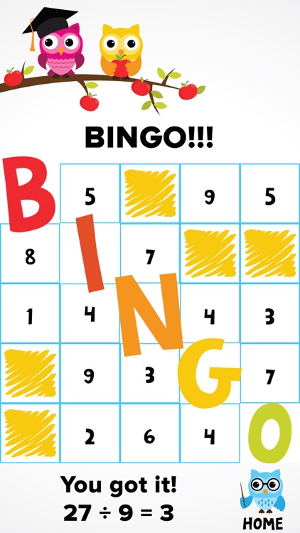 Hooty Hoo: Bingo Math