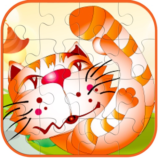 Cat and Kitty Jigsaw Puzzle Free For Kid and Adult icon