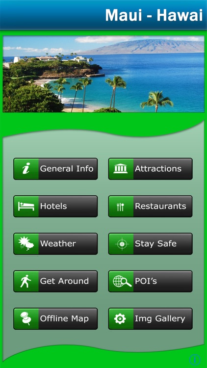Maui - Hawaii Offline Map Travel Guide