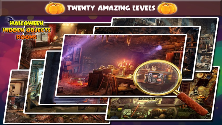 Halloween Hidden Objects Rooms