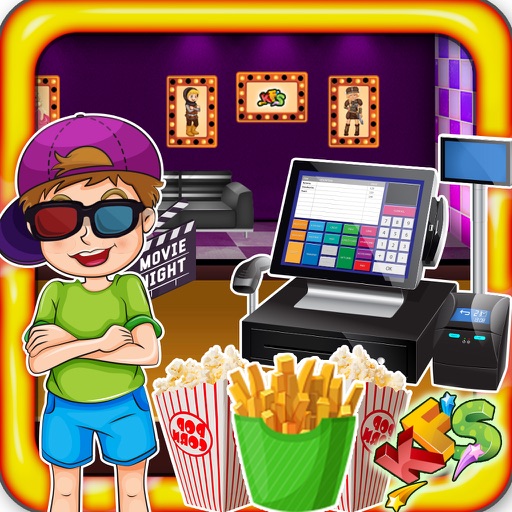 Cinema Cash Register-Kids Educational Game Icon