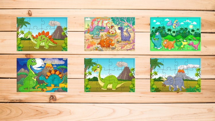 Baby Dinosaur Jigsaw Learning Puzzle Games