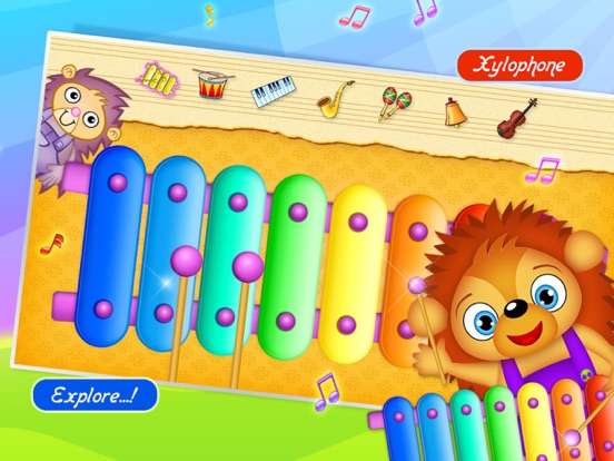 123 Kids Fun MUSIC - Top Educational Music Gamesのおすすめ画像1