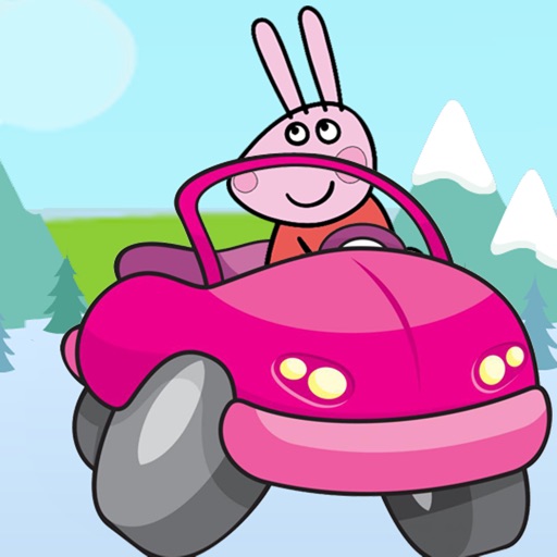 Pink Pig Kart Racing For Kids iOS App