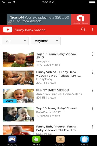 Funny Baby Videos - #1 Free Cute Baby Pictures App screenshot 3