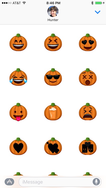 Halloween Pumpkin Stickers
