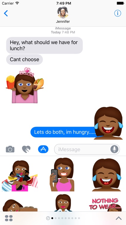 BFF Eve – Fun Girly Emoji Stickers for iMessage