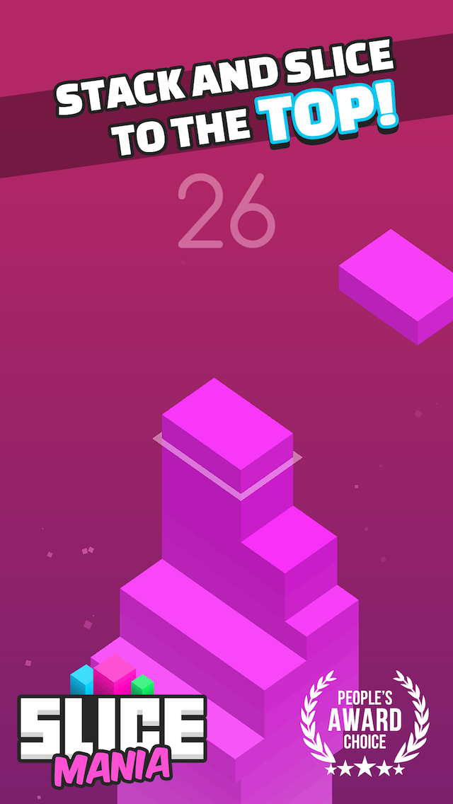 Slice Mania Color Stack Arcade Game