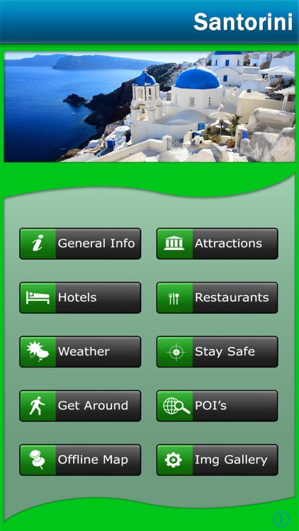 Santorini Offline Map Travel Guide