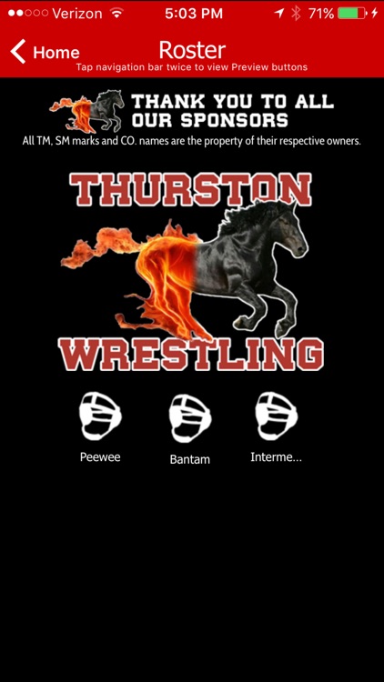 Thurston Area Mat Club app