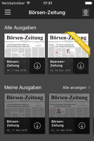 Börsen-Zeitung screenshot 3