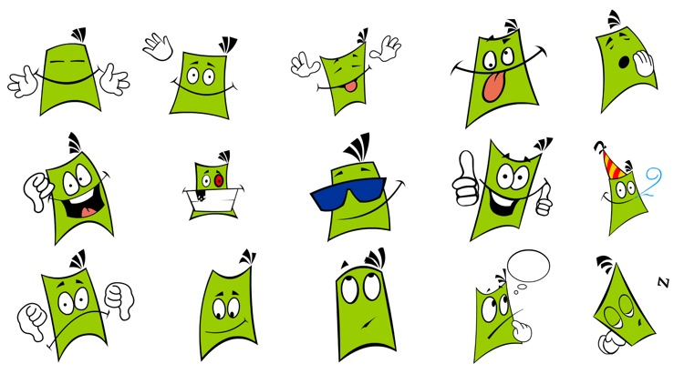 Comics Head Animated Stickers