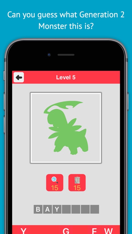 Gen 2 Monsters Trivia Game for Pokemon Edition