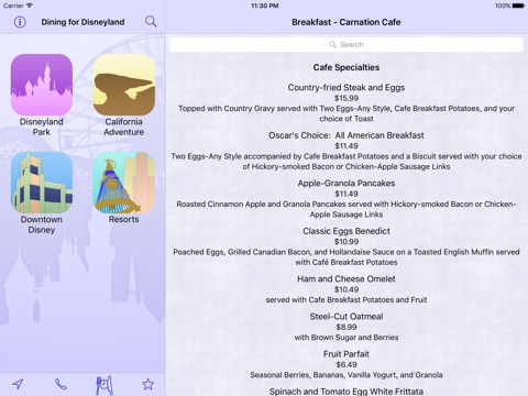 Dining for Disneyland screenshot 2