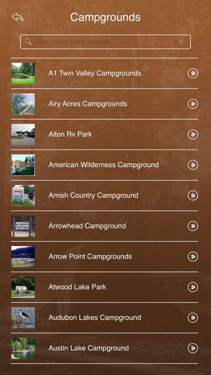 Ohio Camping and RV Parks