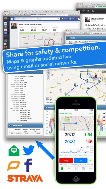 Walkmeter GPS Pedometer - Walking, Running, Hiking screenshot-3