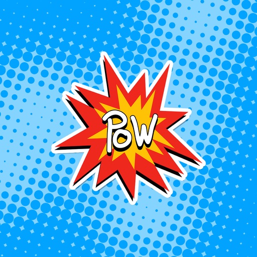 Comic Book Pow Stickers icon