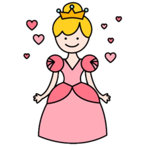 Princess Fairy Tale Stickers For iMessage iOS App