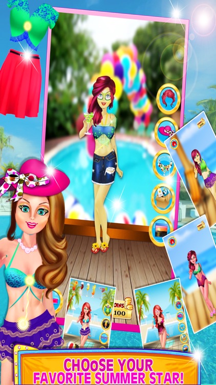 Crazy Pool Party Make-over Girl-s Swimming Costume