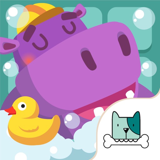 Kids Animal Game - Hippo Play & Learn Icon