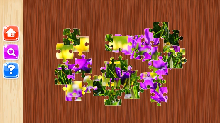 Flower Jigsaw Puzzle learning For Kids & Toddler