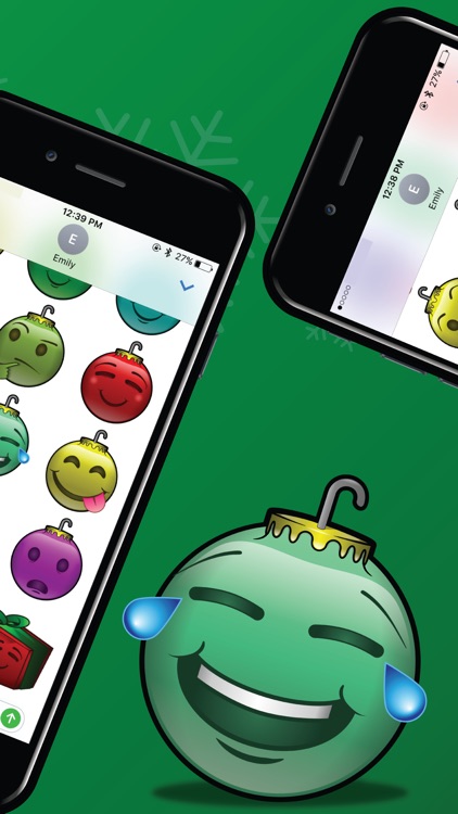 137 Christmas Emoji Ornament Stickers screenshot-3