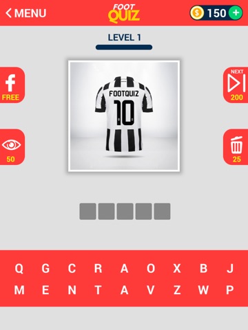 Footquiz - The Football Quiz App Game - Guess the player / club logo screenshot 2