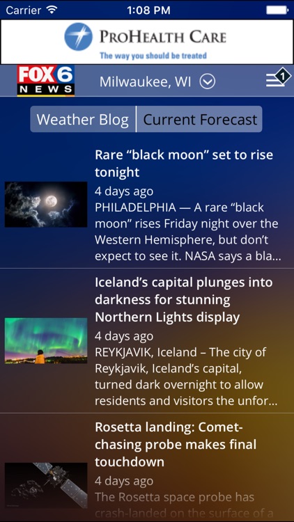 FOX6 Storm Center - Milwaukee Weather