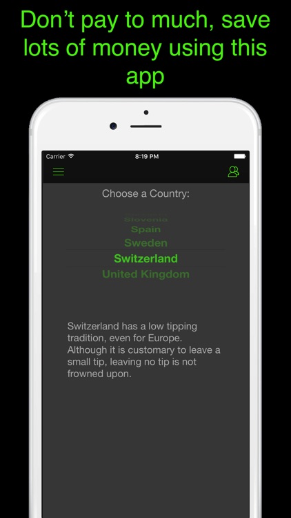Europe Tip Calculator - for all European countries screenshot-3