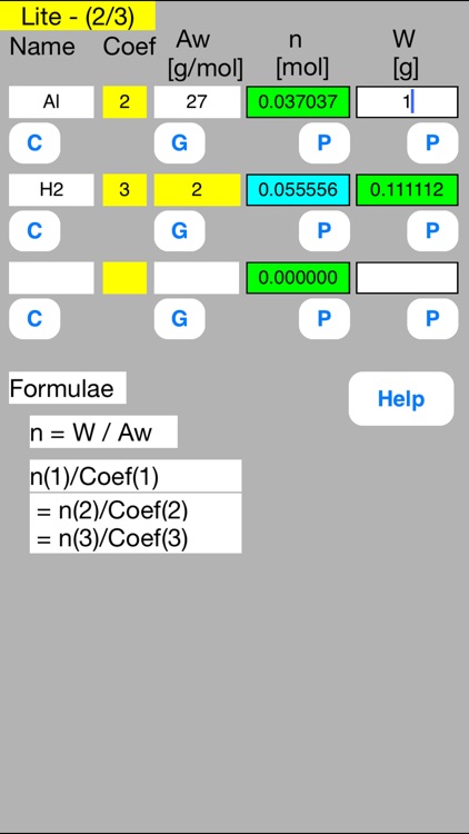 Mol Calculator mini Lite screenshot-3
