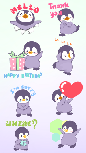 Penguin Bo 2 Animated Bird Stickers for Messages(圖3)-速報App