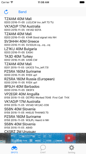 WW DXCluster View