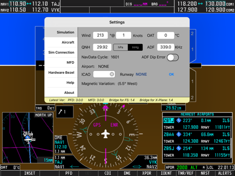 Simionic G1000 (PFD) screenshot 3