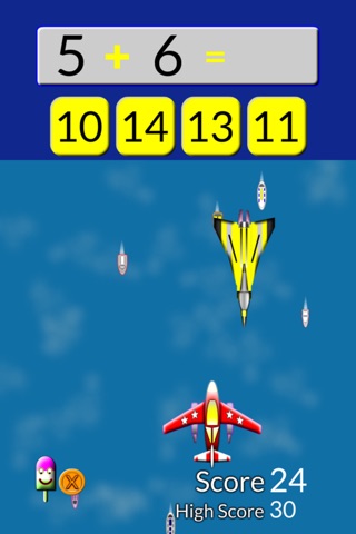 Airplane Math:Addition, Multiplication and More screenshot 2